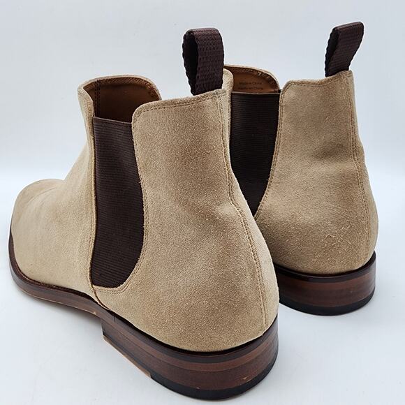 Aldo Mens Suede Chelsea Ankle Boots Size 12 Beige Professor Business Casual main image 9